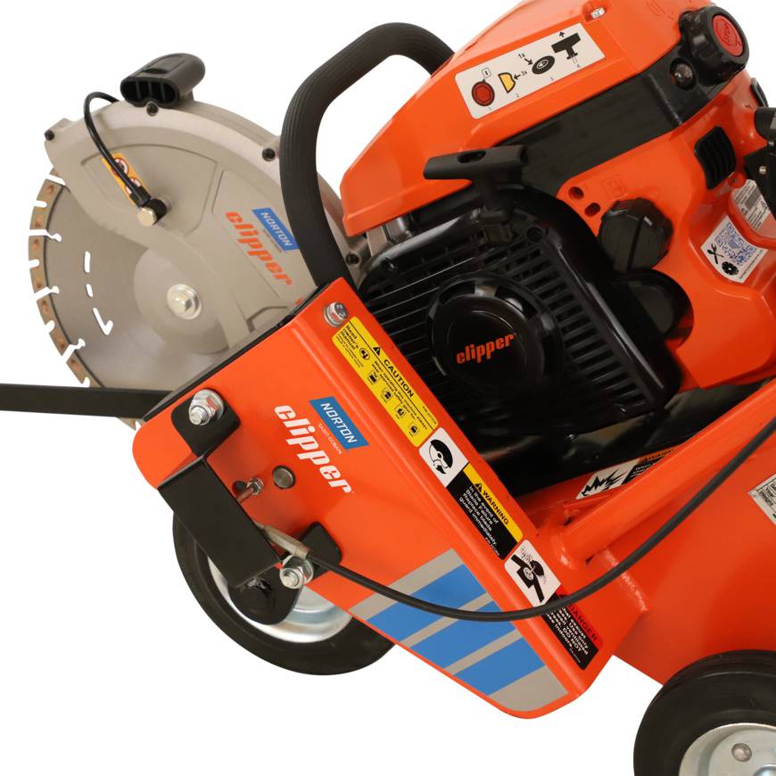 Cart with handheld cut-off saw Clipper CP512/514