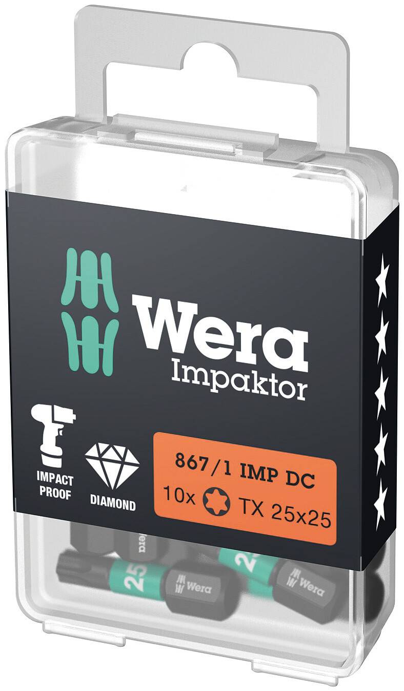 Ruuvauskärkipaketti 867/1 IMP DC TX Wera