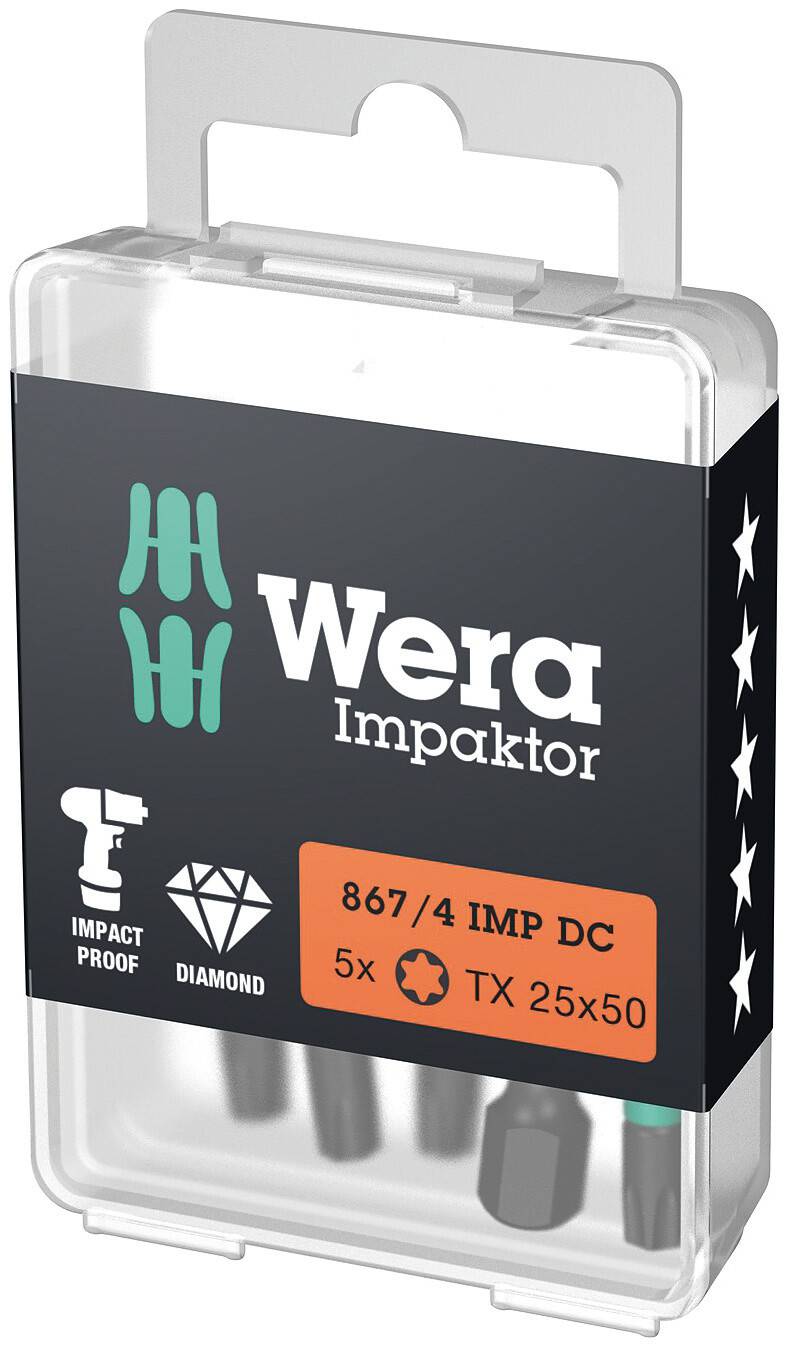 Ruuvauskärkipaketti 867/4 IMP DC TX Wera