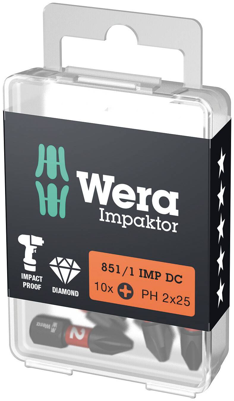 Bits pack 851/1 IMP DC PH2 Wera
