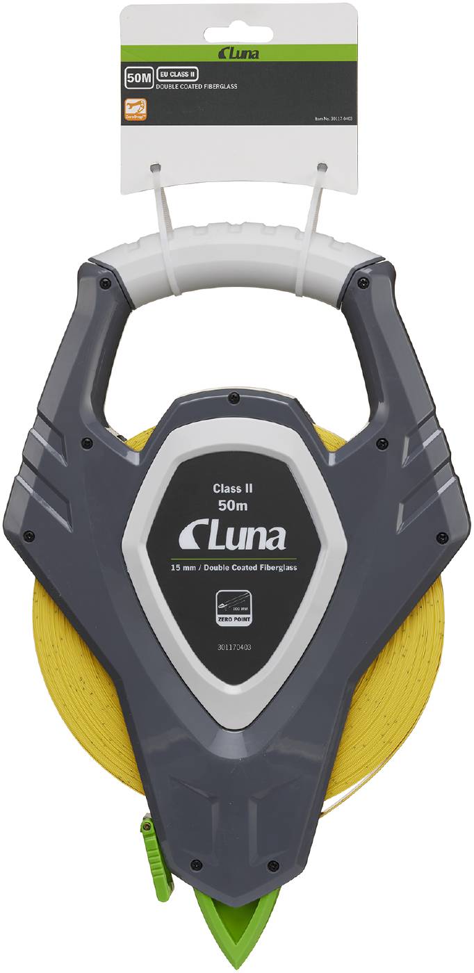 Measuring tape LGO100 fibreglass open 50m