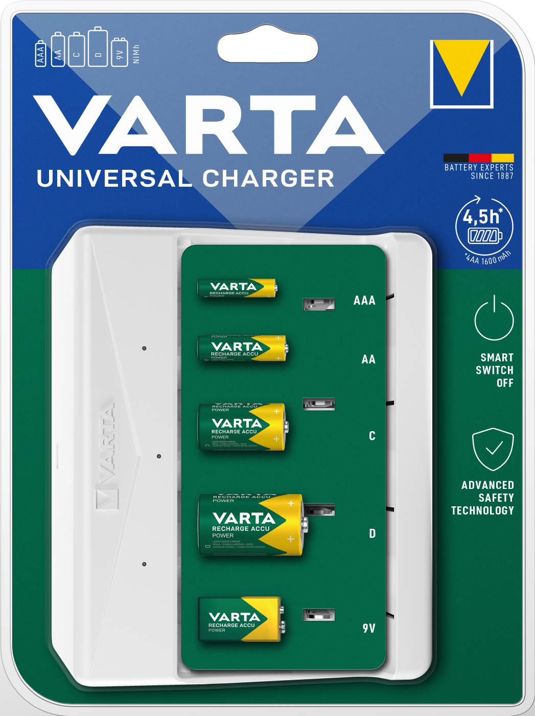 Batteriladdningsstation Varta