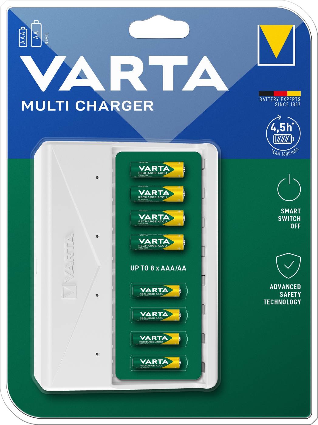 Batteriladdningsstation Varta