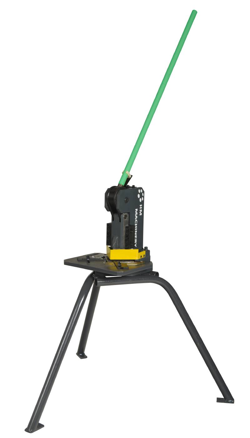 Stand and blade for corner cutting machines