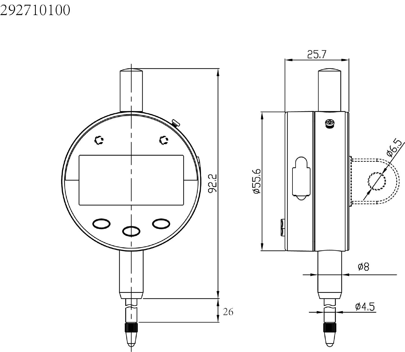 Digital Dial Gauge DDB Limit