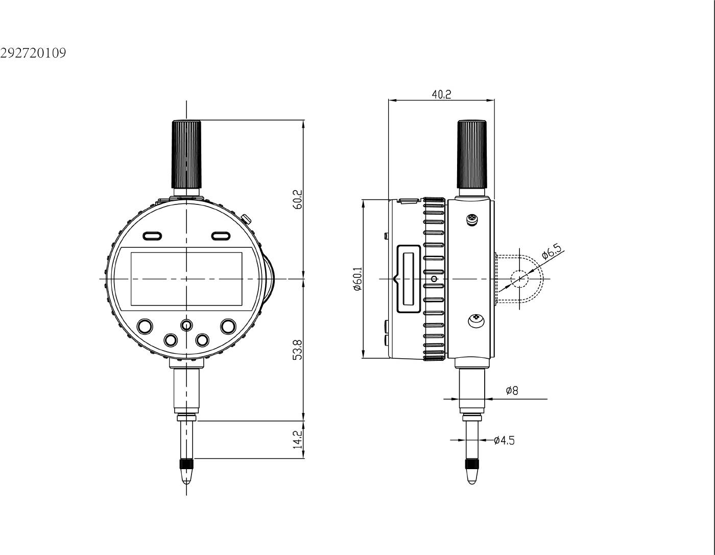 Digital Dial Gauge DDC ABS Limit
