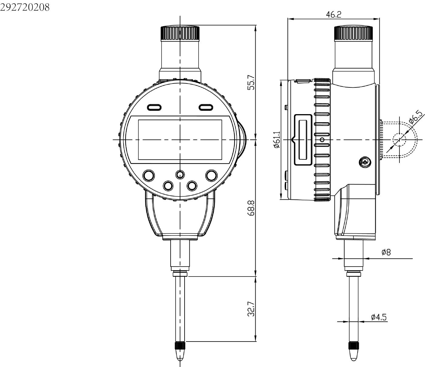 Digital Dial Gauge DDC ABS Limit