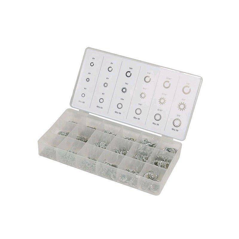 Assortment box of lock washers GERM