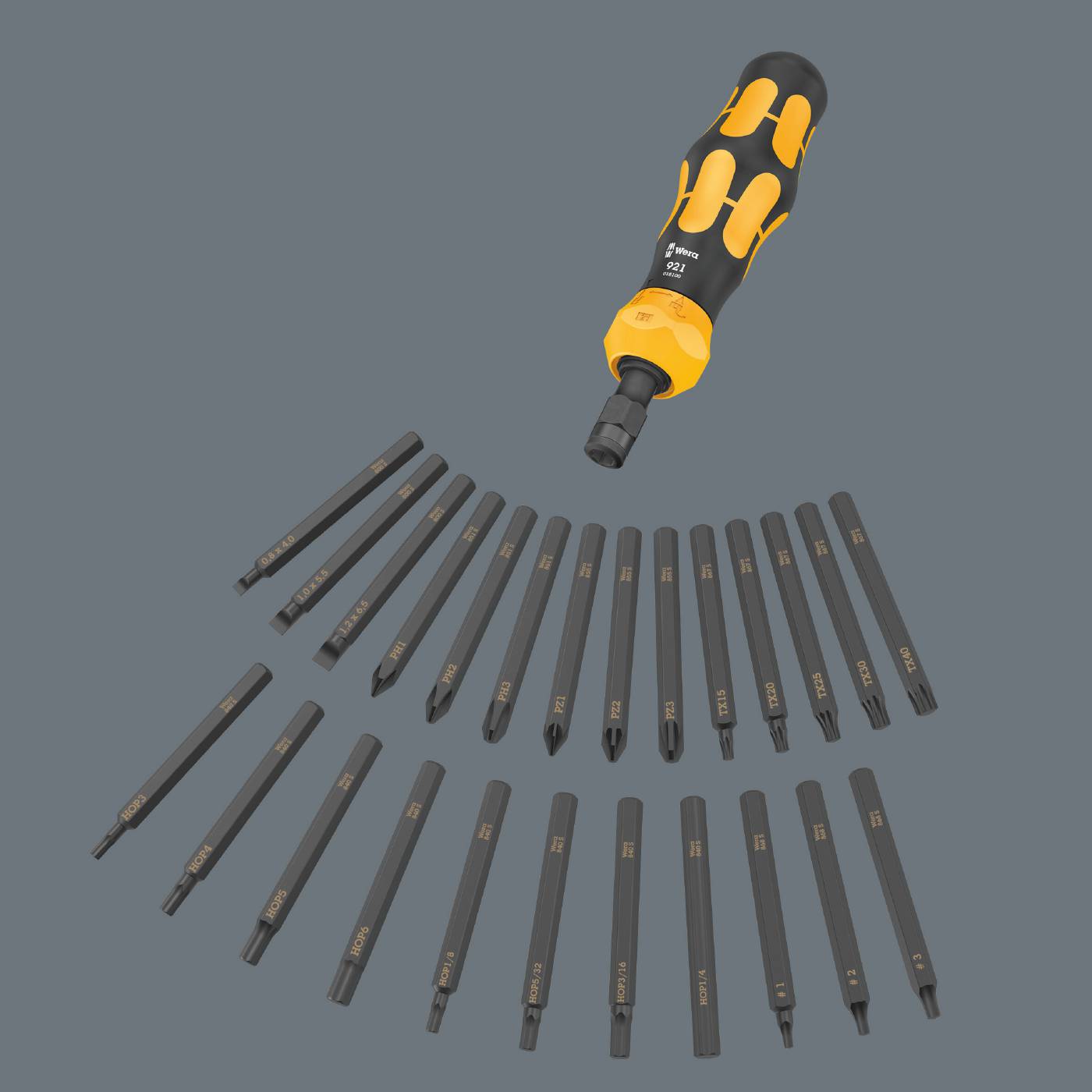 Slagskruvmejsel Wera Kraftform Kompakt 900 Set 1