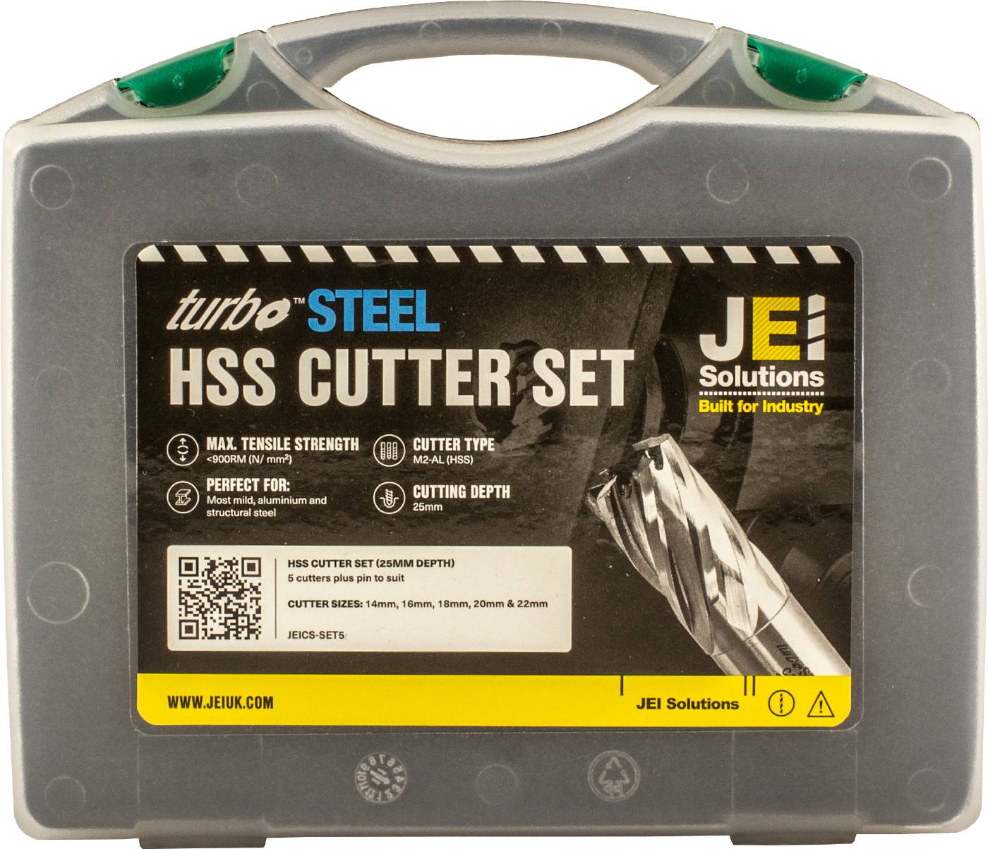Core drill set Turbo Steel HSS 1''