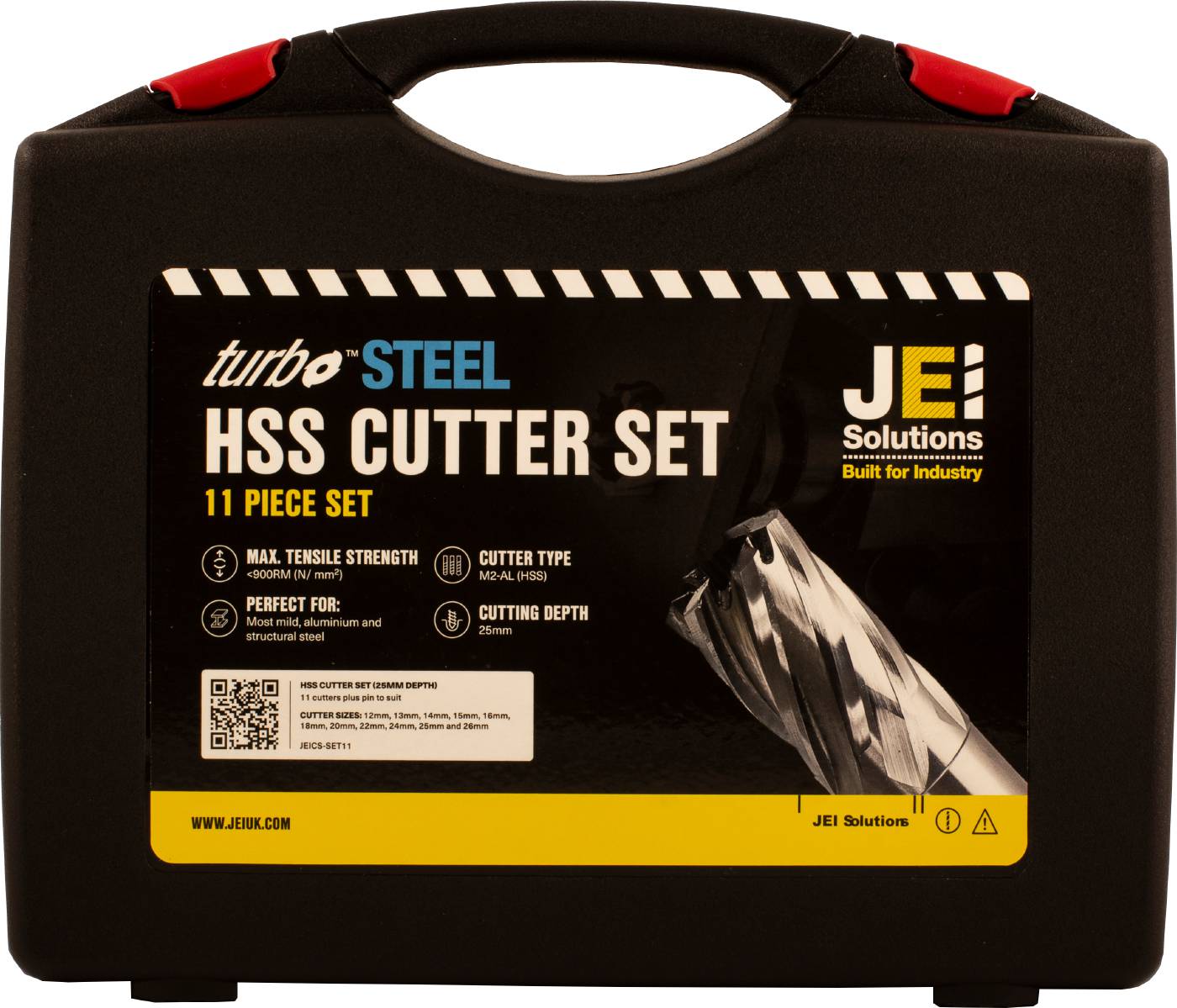 Core drill set Turbo Steel HSS 1''