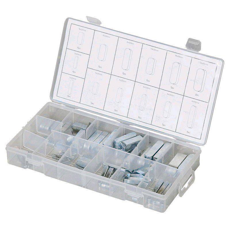 Assortment box of flat keys in mm GERM