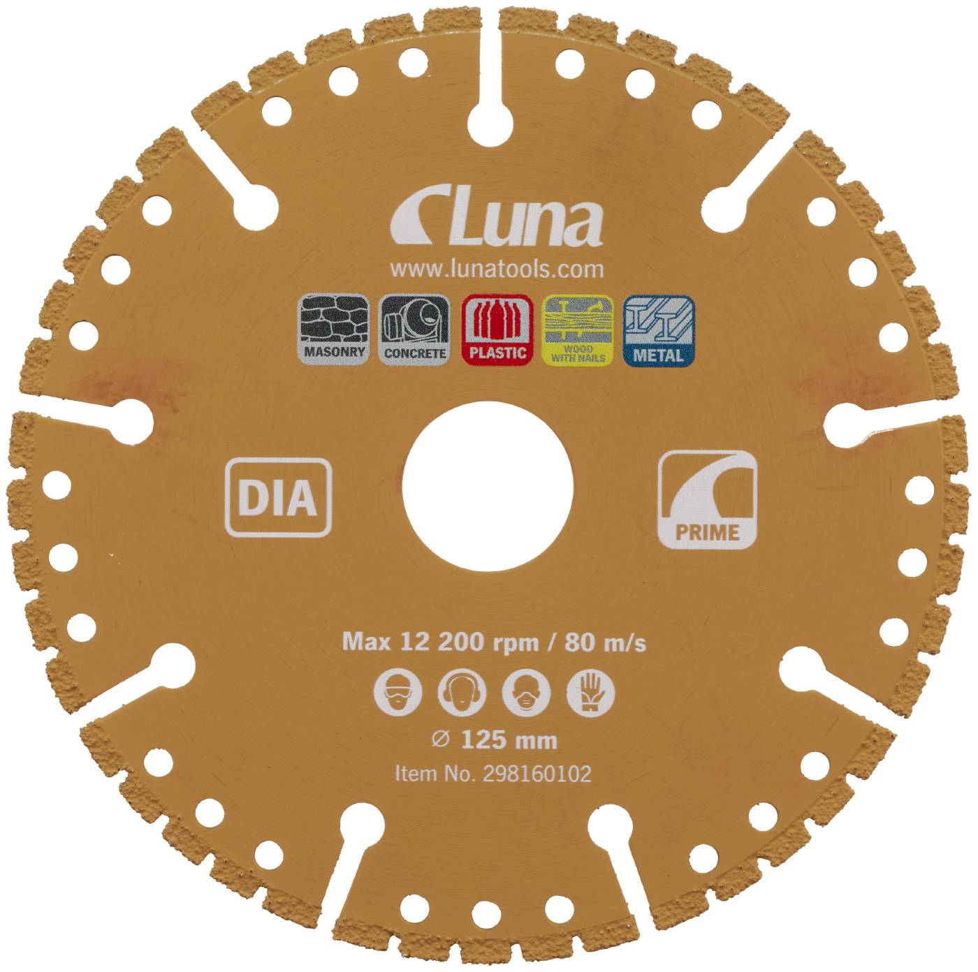 Cut-off wheel Prime Multi DIA Luna