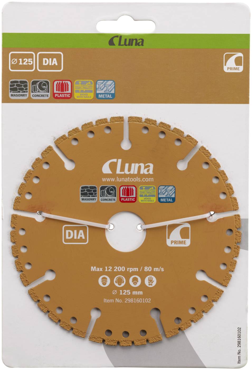 Cut-off wheel Prime Multi DIA Luna