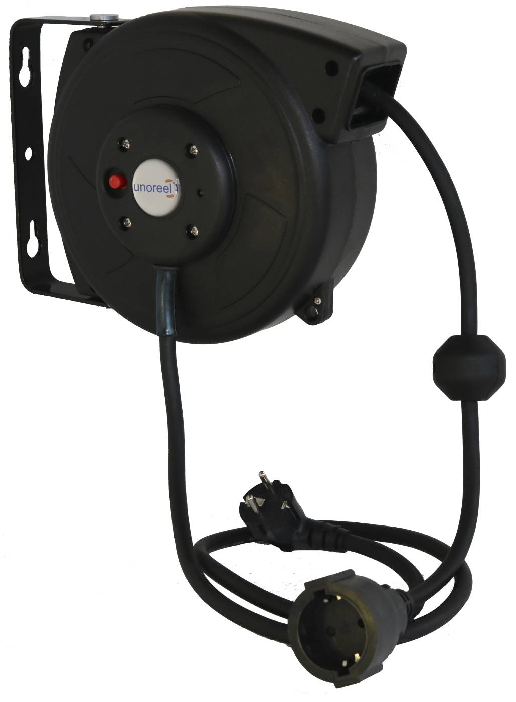 Cable reel for wall mounting 6 m small model UNOFLOW