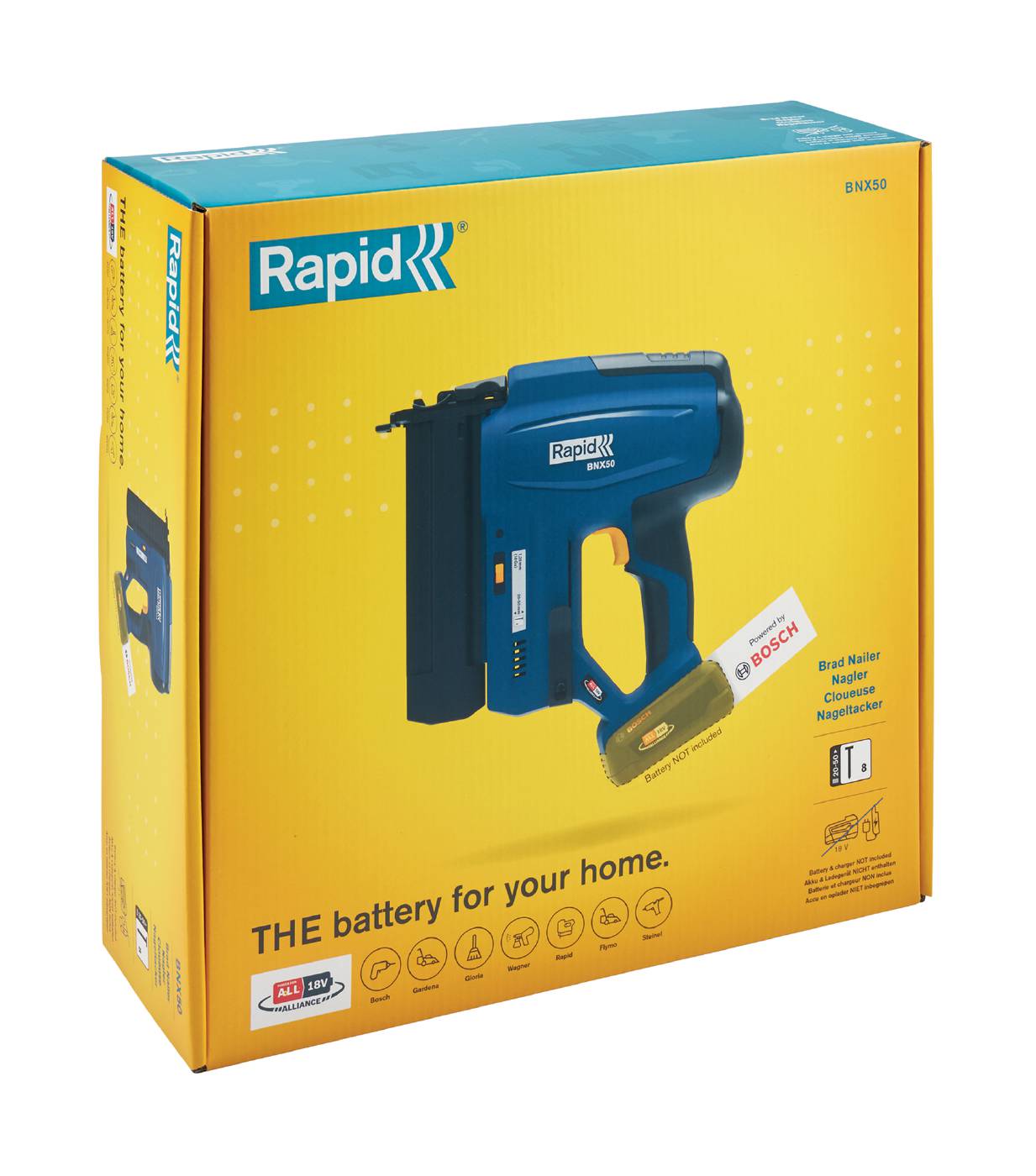 Battery-powered brad nailer Rapid BNX50