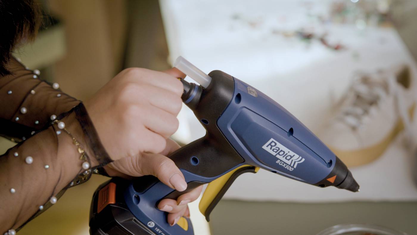 Battery powered glue gun Rapid BGX500