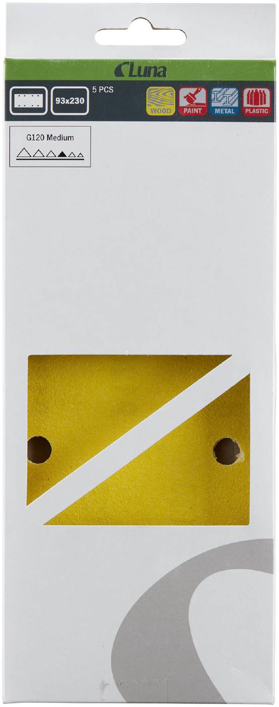 Abrasive sheet 93×230 Luna