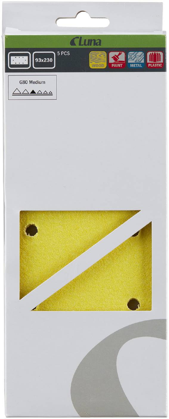 Abrasive sheet 93×230 Luna