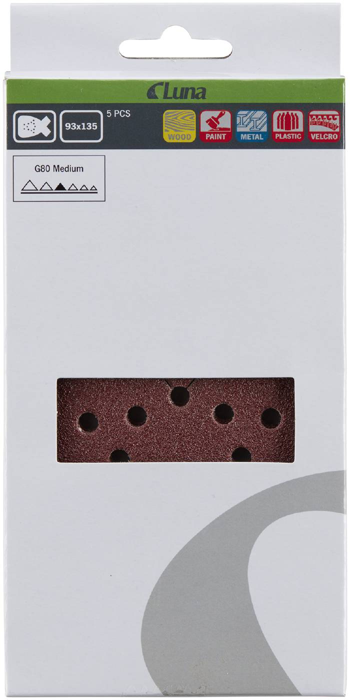 Abrasive sheet 95×135 Luna