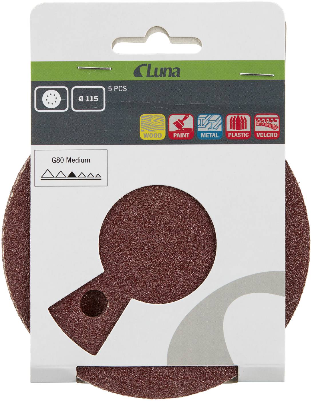Abrasive paper disc Pex 115 Luna