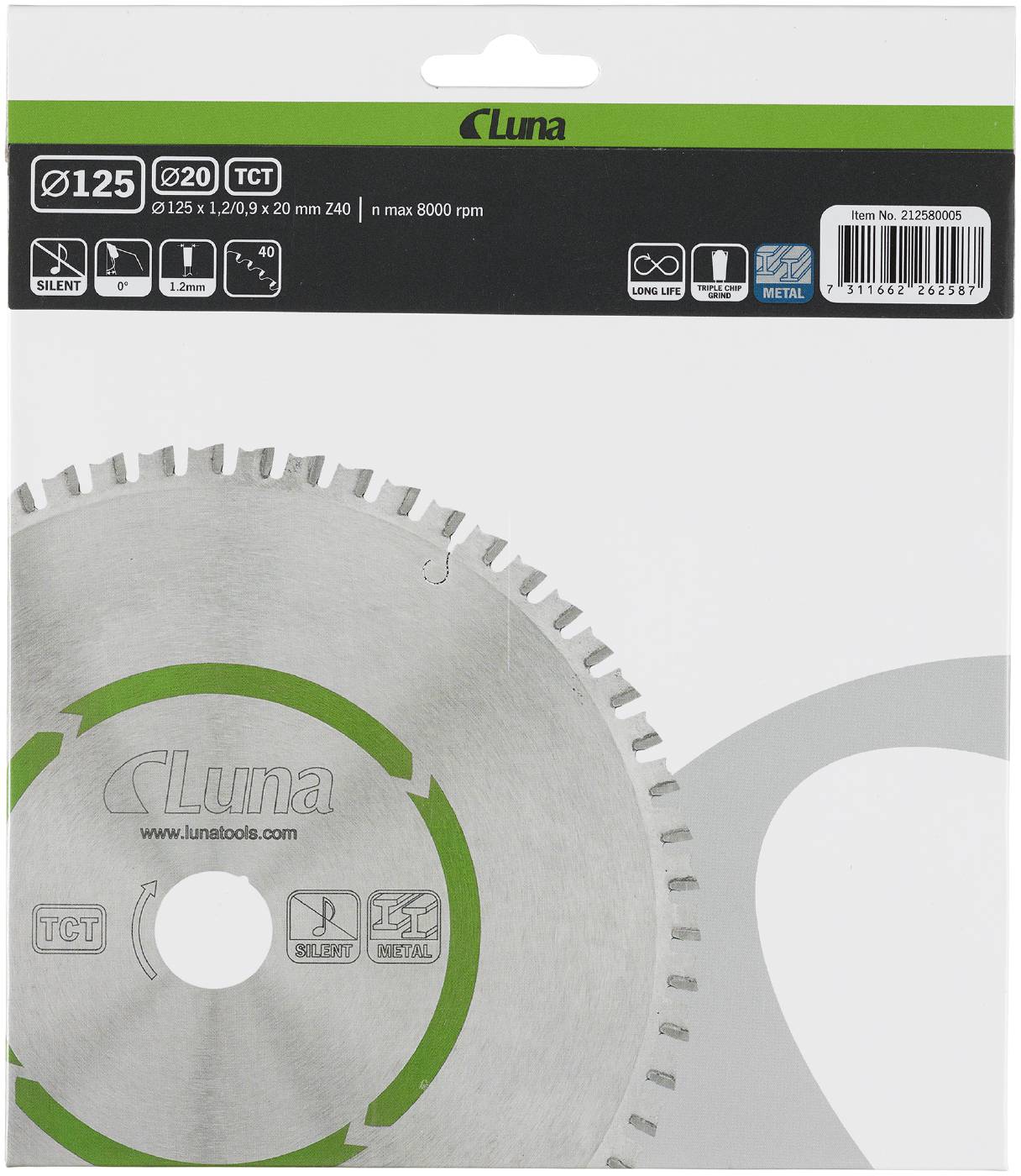 Circular saw blade Luna Steel