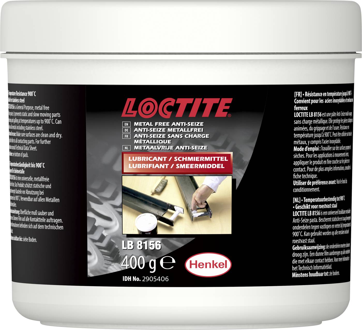 Metallfritt antikärvsmörjmedel Loctite LB 8156