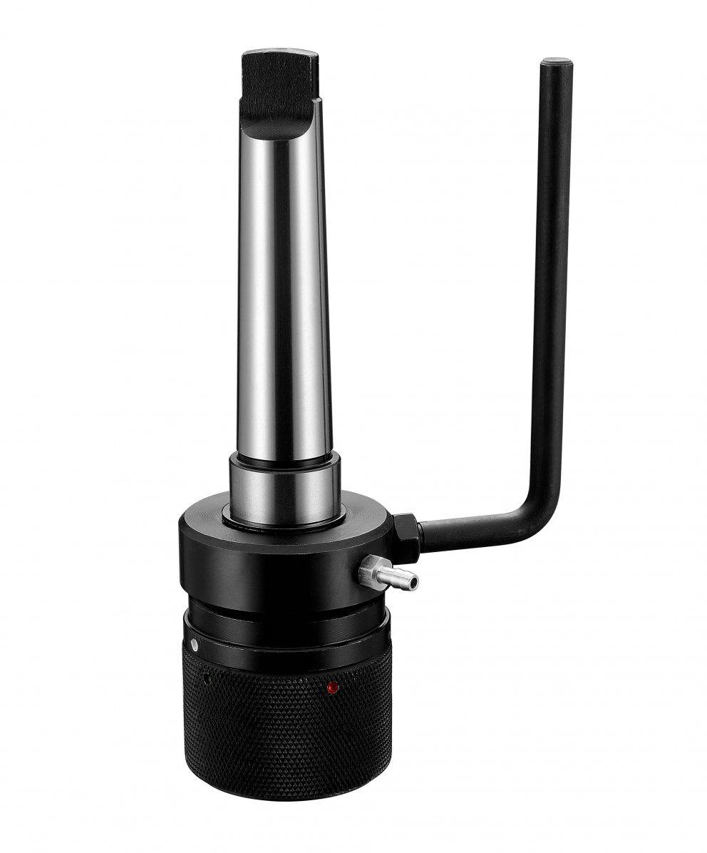 Core drill holder with cooling and quick-release JEI