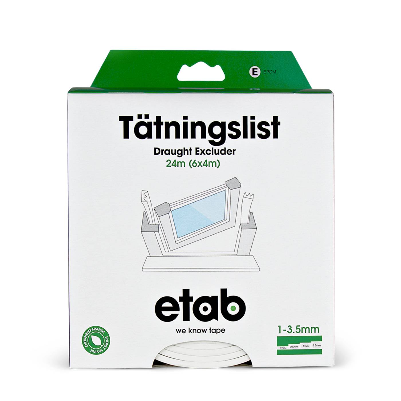 Sealing strip E-profile ETAB 193230