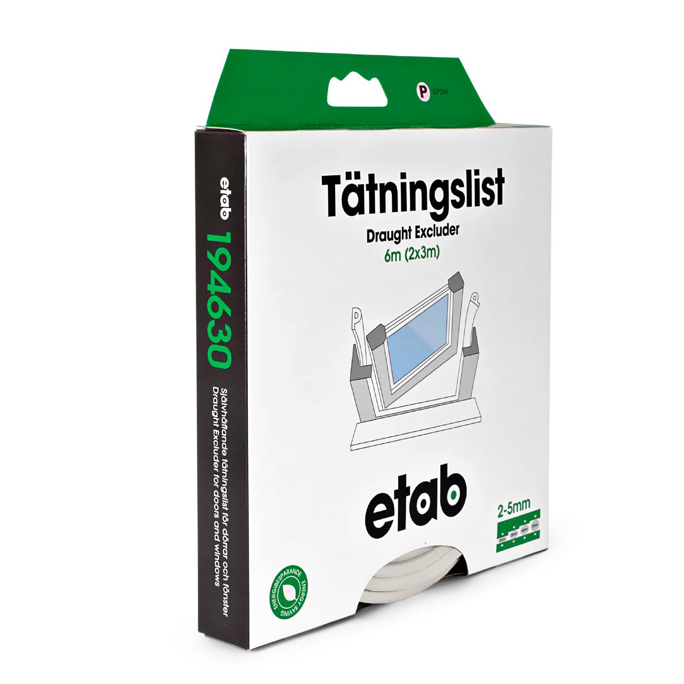 Sealing strip P-profile ETAB 194630