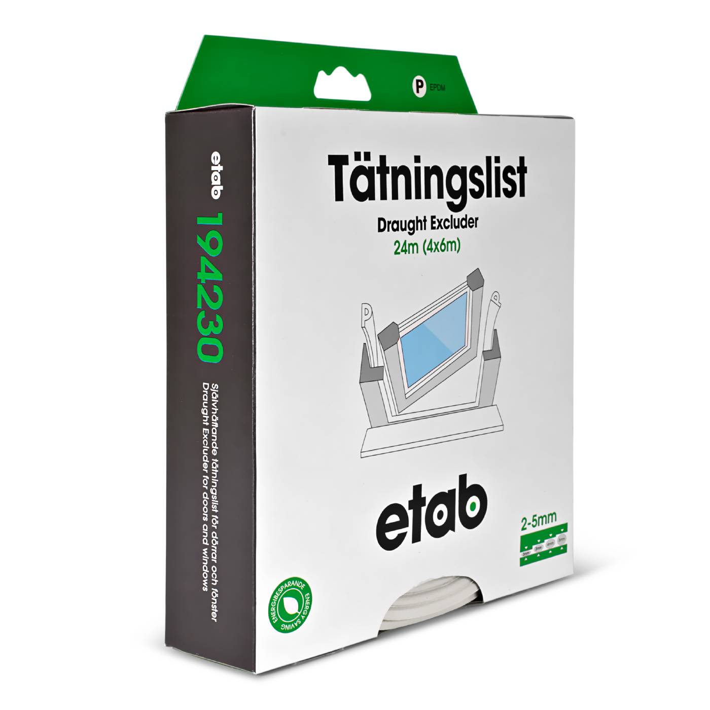 Sealing strip P-profile ETAB 194230