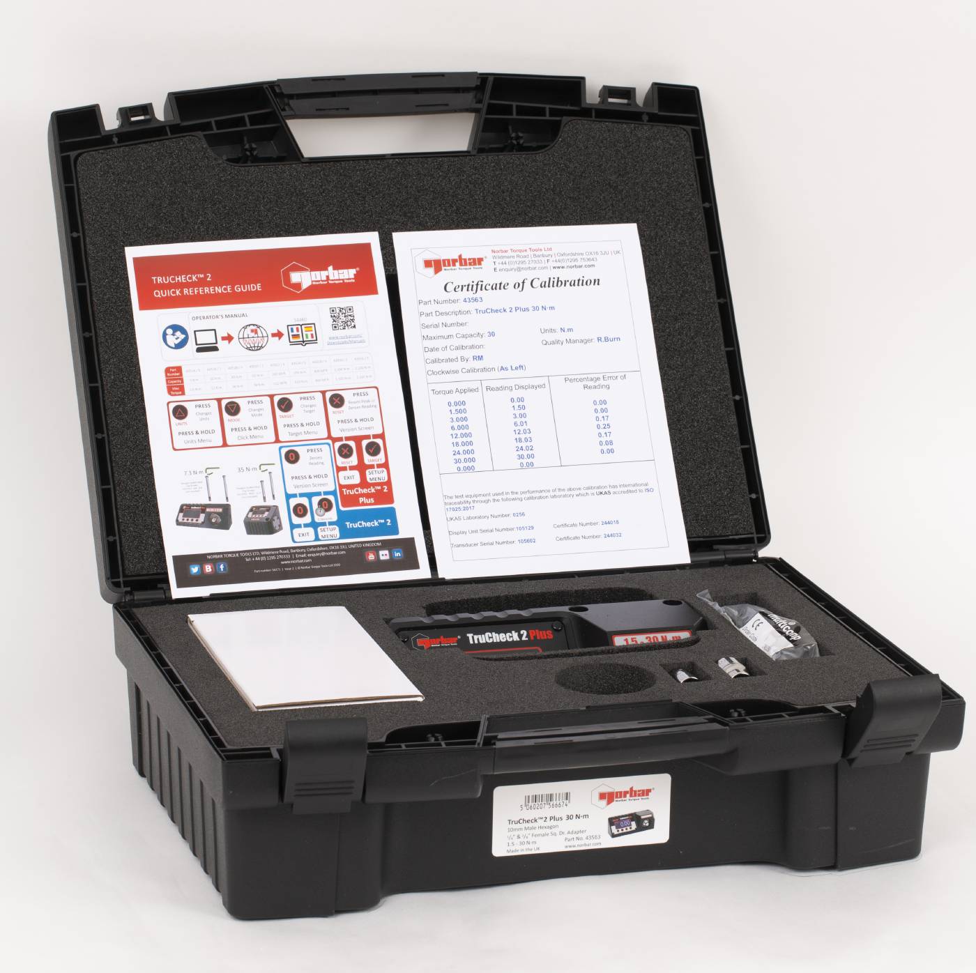 Torque tester Norbar TruCheck™ 2 Plus