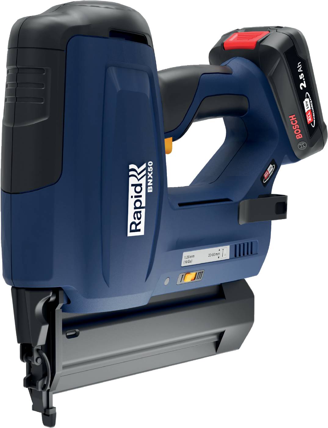 Brad gun 18V Rapid BNX50 in case