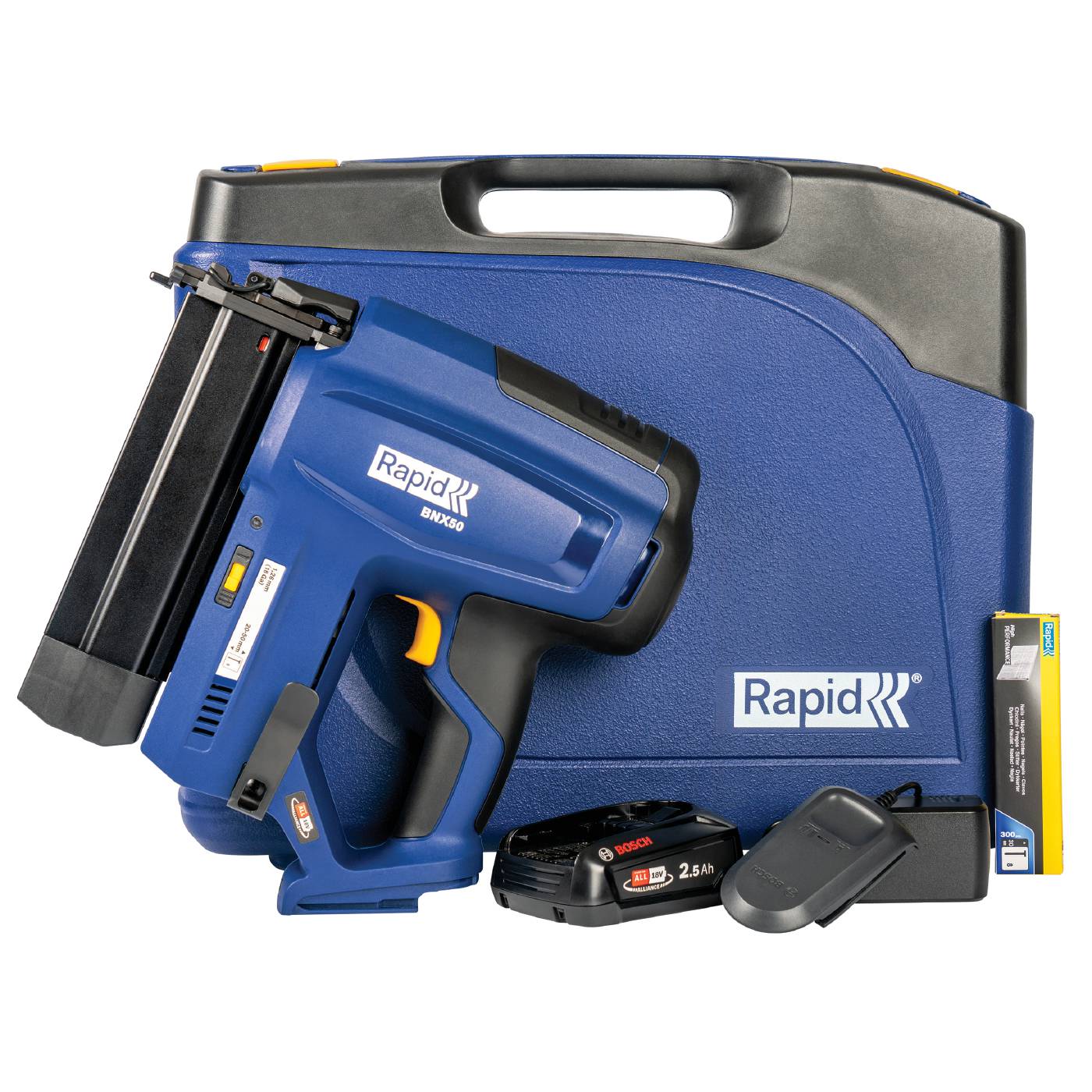 Brad gun 18V Rapid BNX50 in case