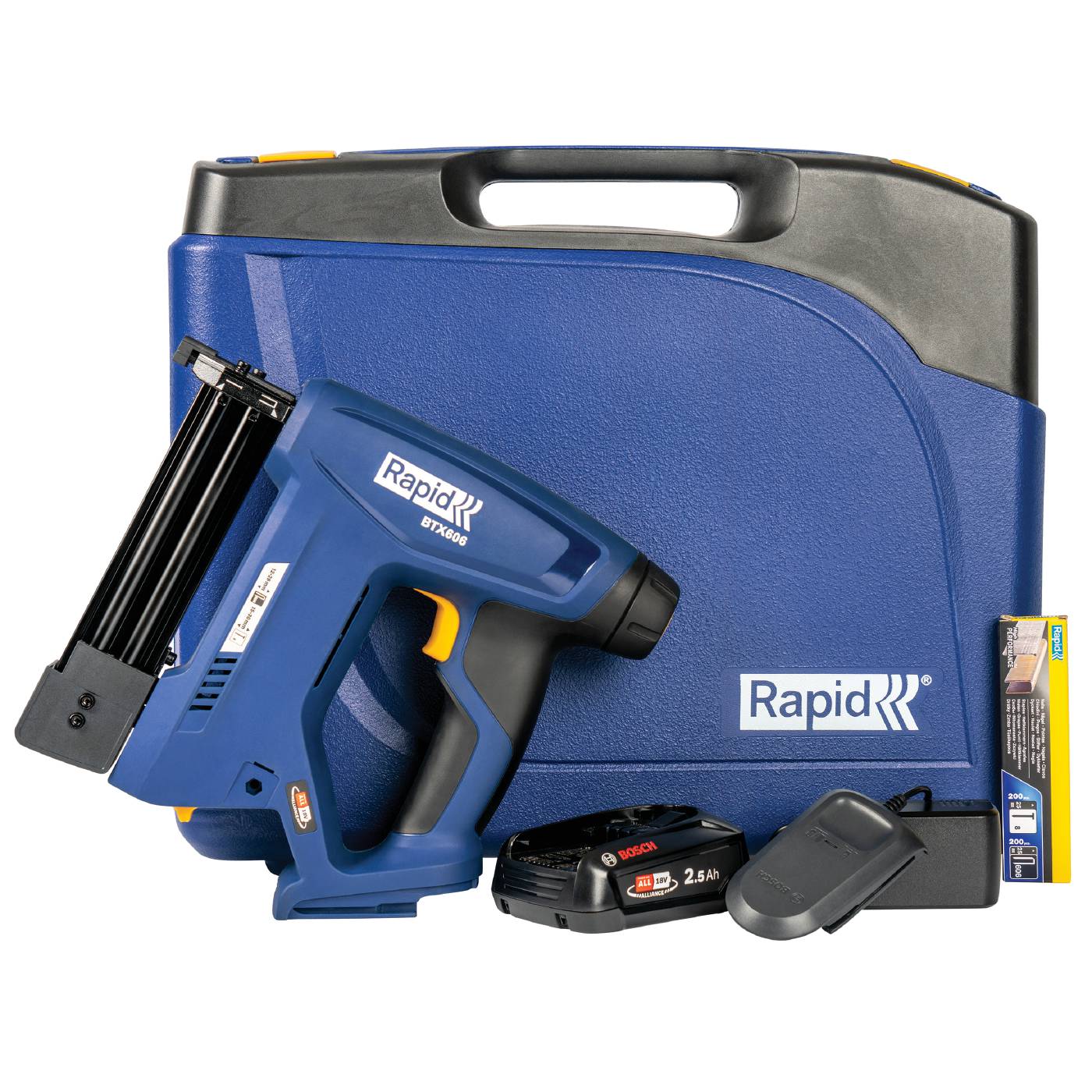 Staple gun 18V Rapid BTX606 in case