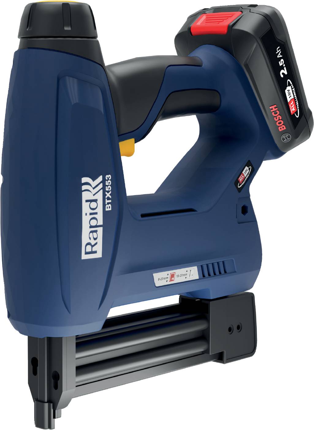 Staple gun 18V Rapid BT553 in case