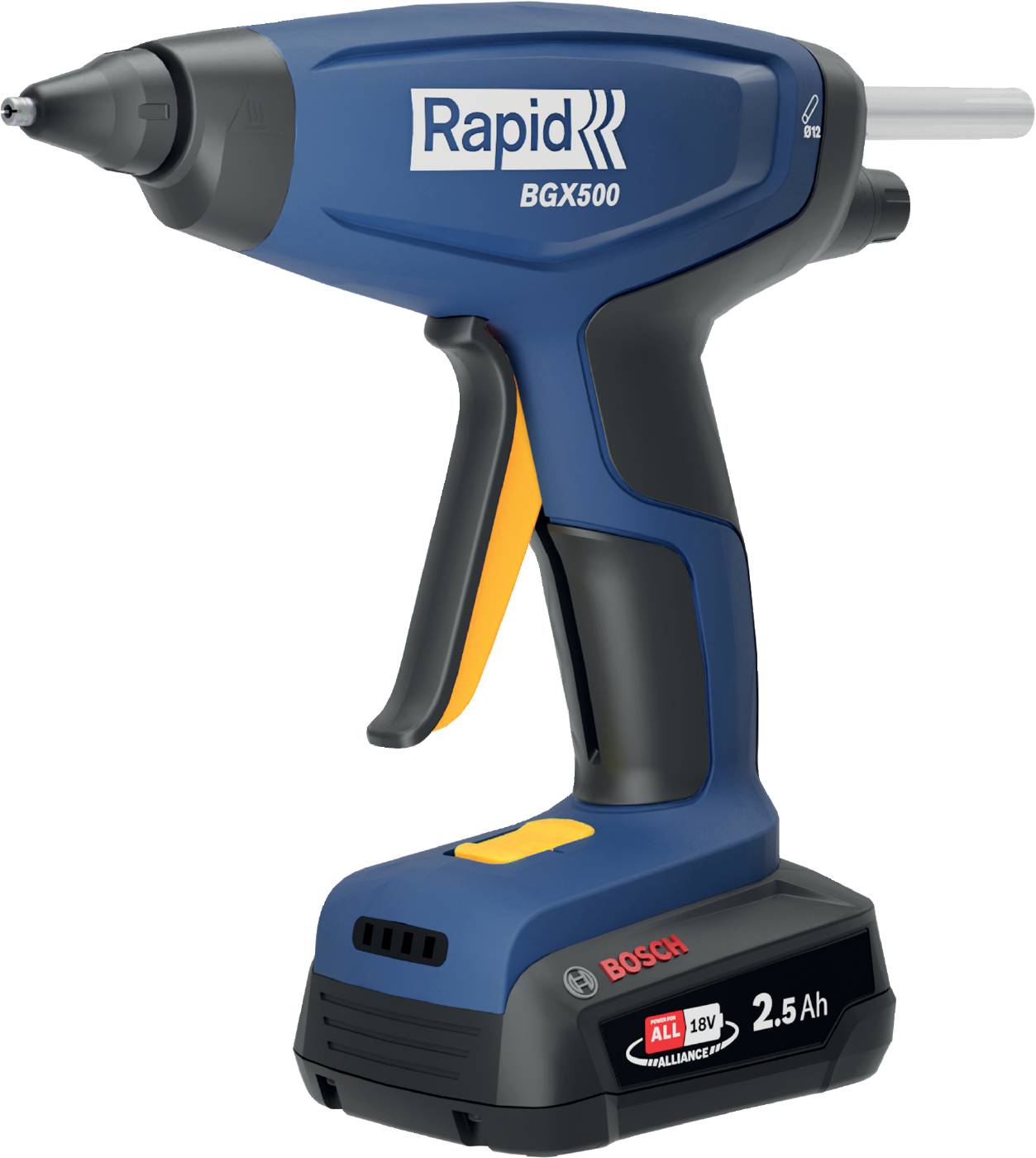 Glue gun 18V Rapid BGX500 in case