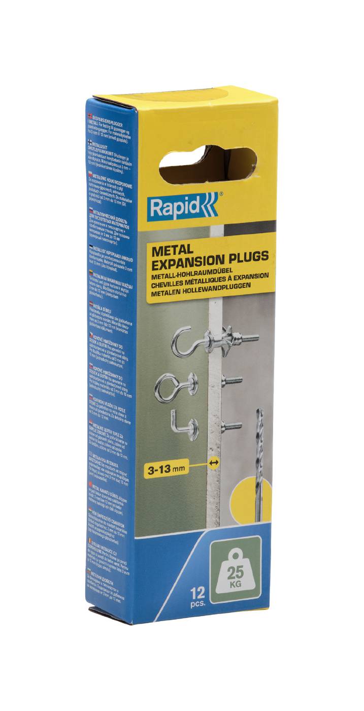 Metal expander for drywall mounting M4 25KG Rapid