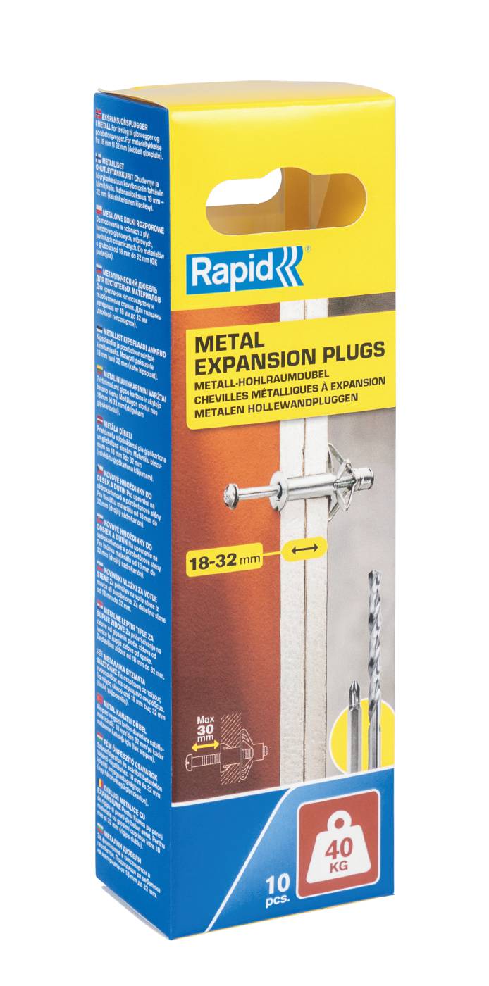 Metal expander for drywall mounting M5 40KG Rapid