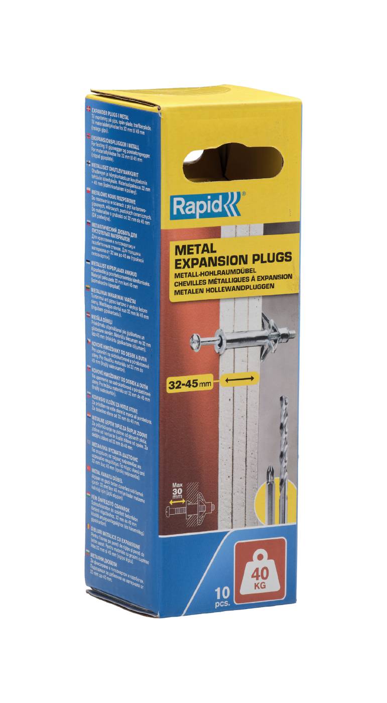 Metal expander for drywall mounting M5 40KG Rapid