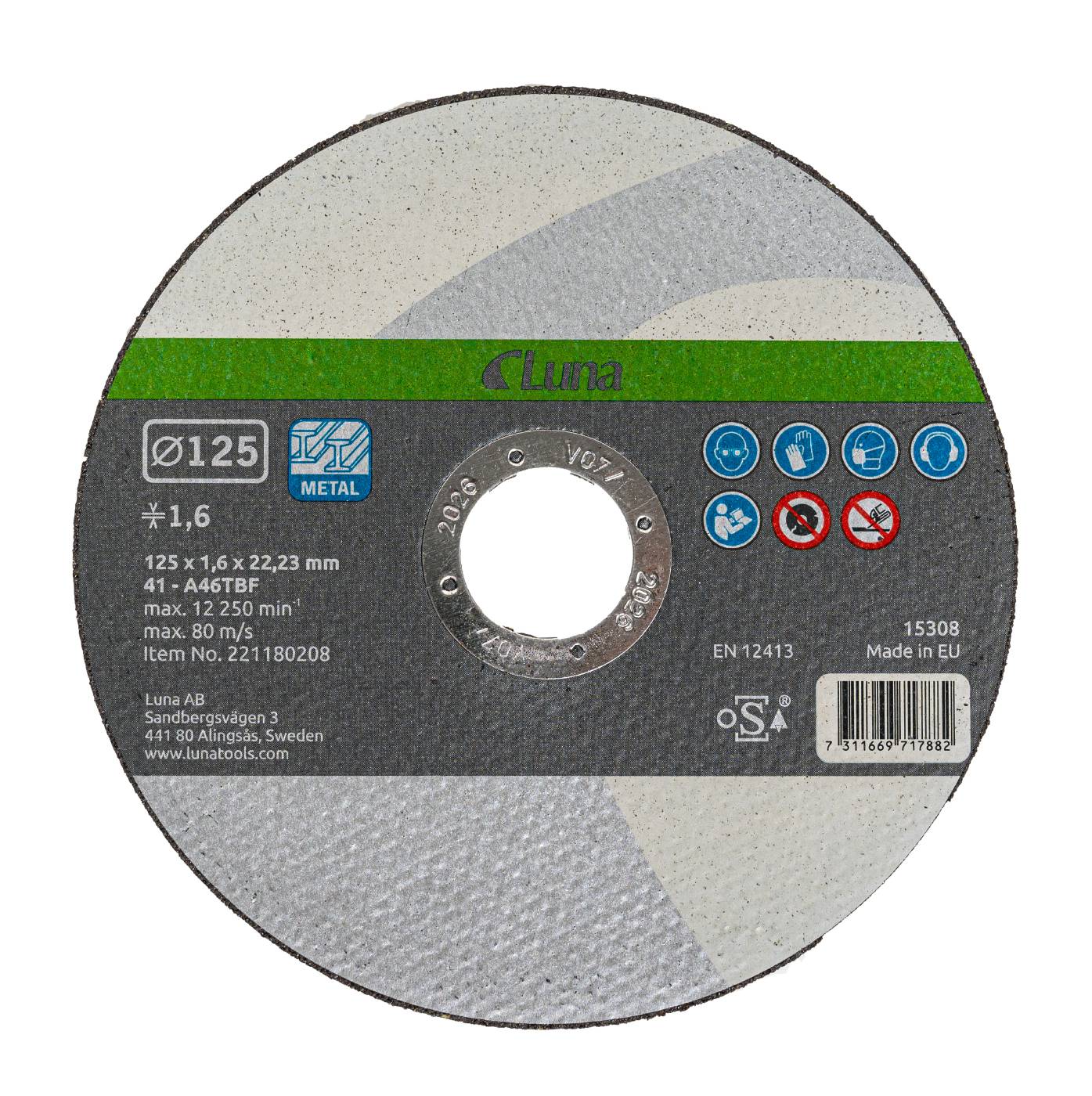 Cut-off wheel Luna for steel