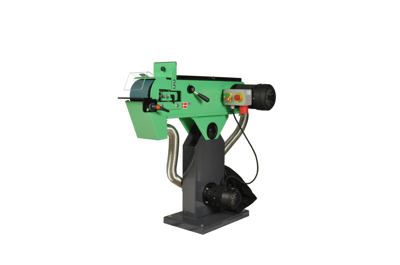 Belt grinder for metal HM TAS 150X with extraction
