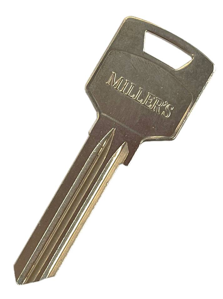 Nøkkelemne oval sylinder MILLERS