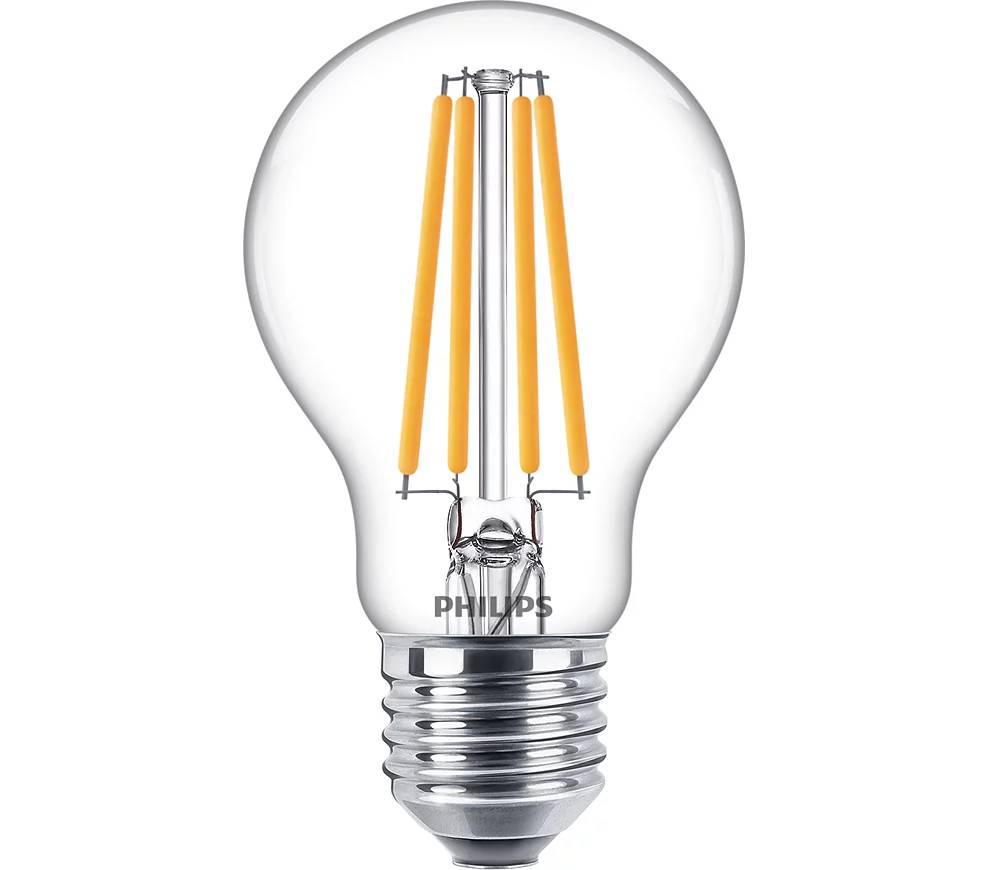 LED Classic pære E27 klar Philips