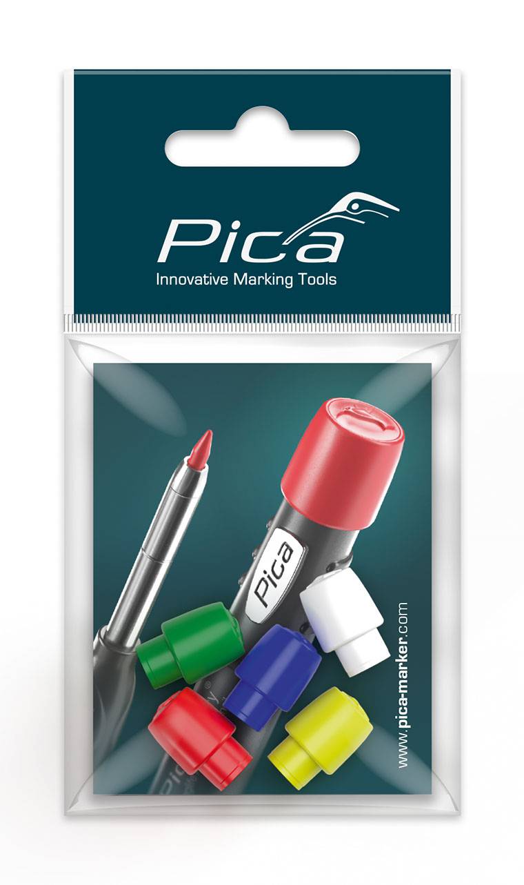 Colored lids for Pica Dry Set