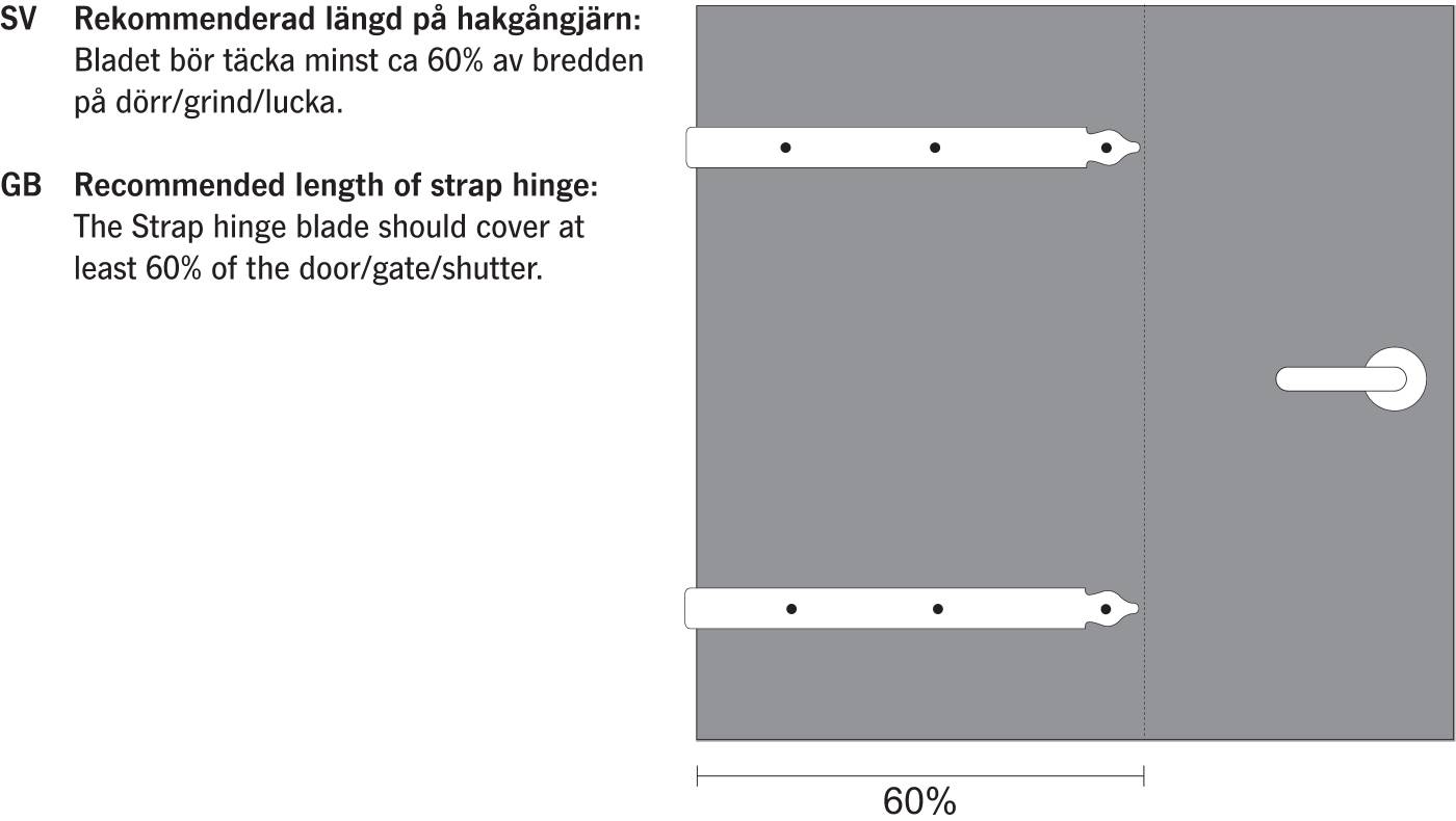 Hakgångjärn 214 MILLERS
