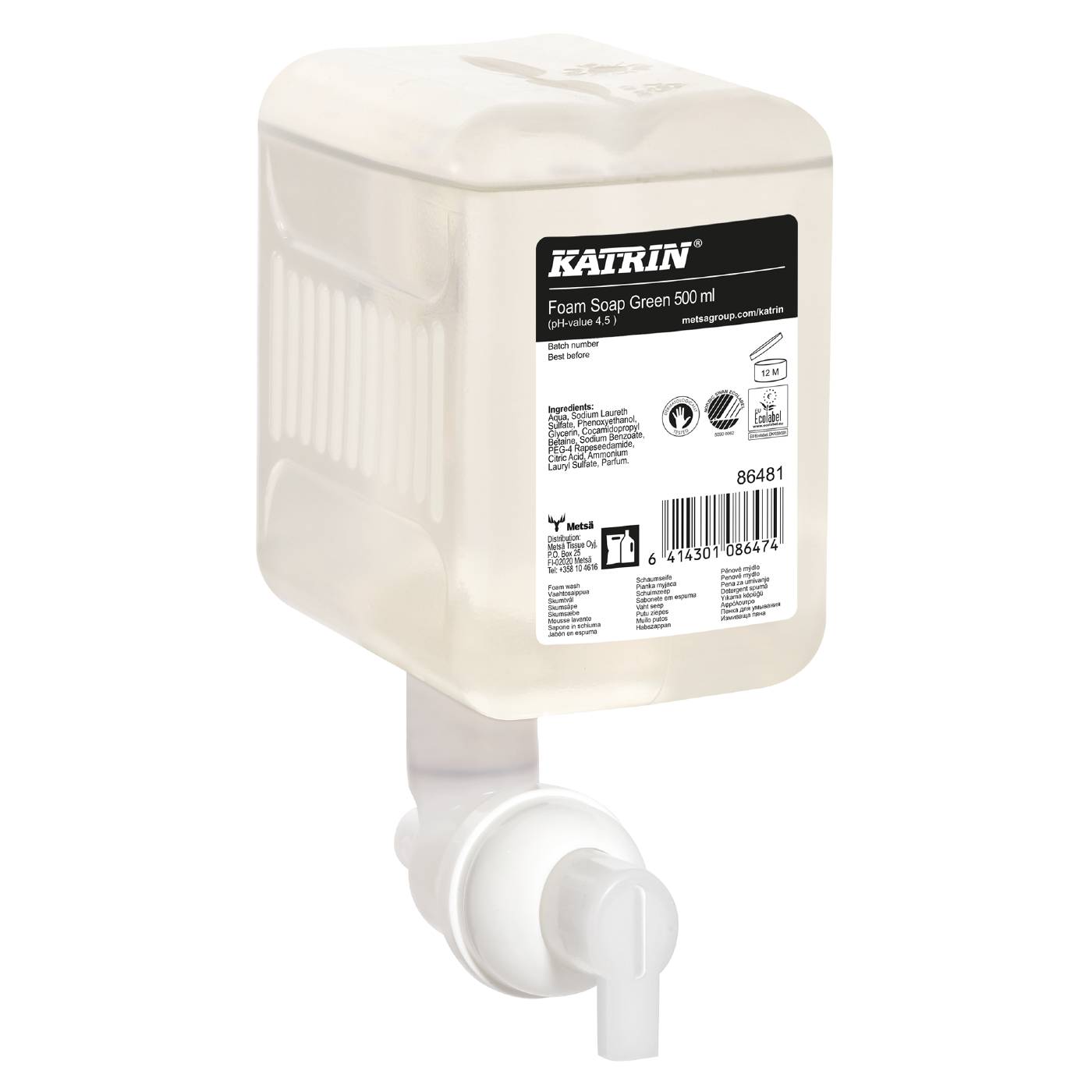 Foam Soap for dispenser Katrin 1000 ML