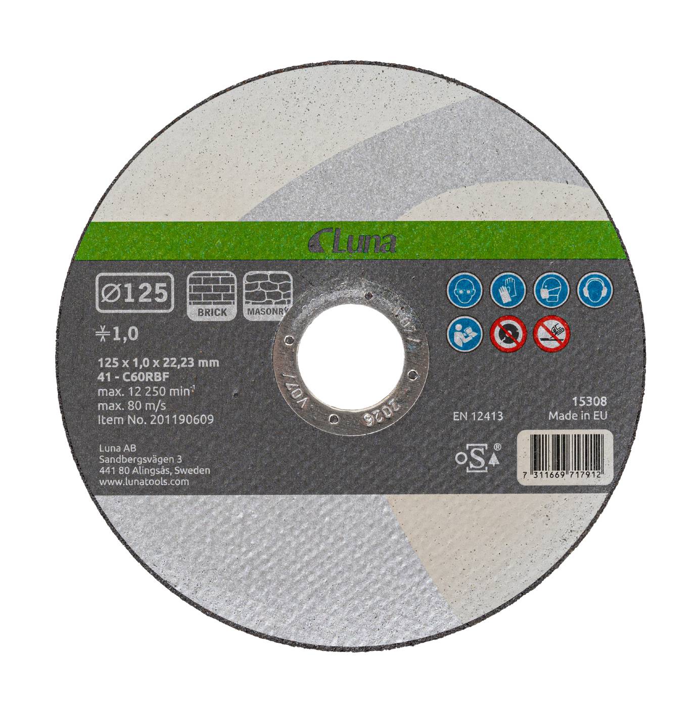 Cut-off wheel Luna for brick and concrete