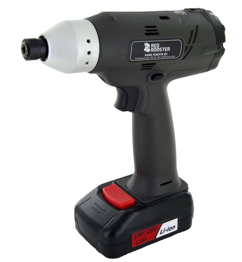 Screwdriver 18V with torque sensor Red Rooster