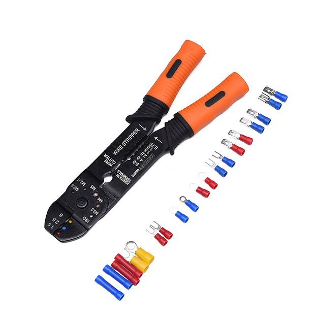 Crimping pliers with 66 cable terminals Harden